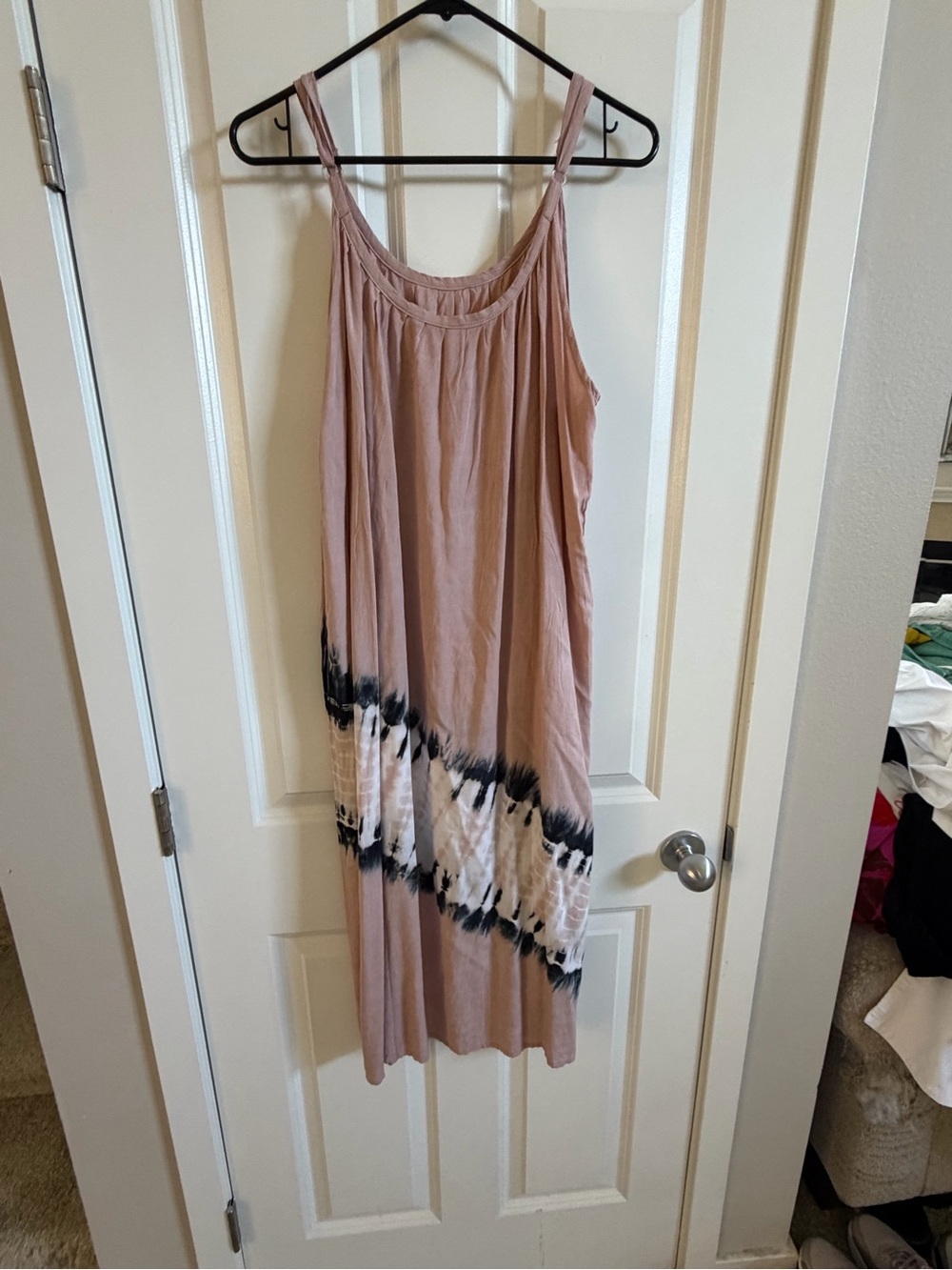 Tie dye midi dress